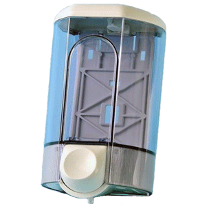 Flüssigseifendispenser 1.1 Liter Fassungsvermögen
weiss / transparent
