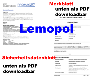 Sicherheitsdatenblatt Lemopol 07/2006
