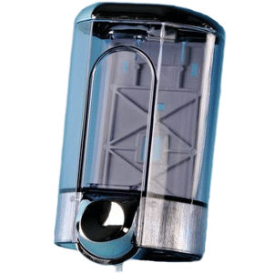 Flüssigseifendispenser 1.1 Liter Fassungsvermögen
Chrom / transparent