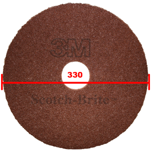 3M Fibre-Pad braun 330 mm
