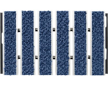 Nomad-Optima+ Open Construction
Aufbauhöhe 17 mm Textileinlage blau