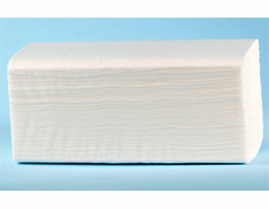 Papierhandtücher, Z-Falz, 100% Zellstoff, 2-lagig
weiss, 24.0 x 23.5 cm, Kart. 3750 Blatt