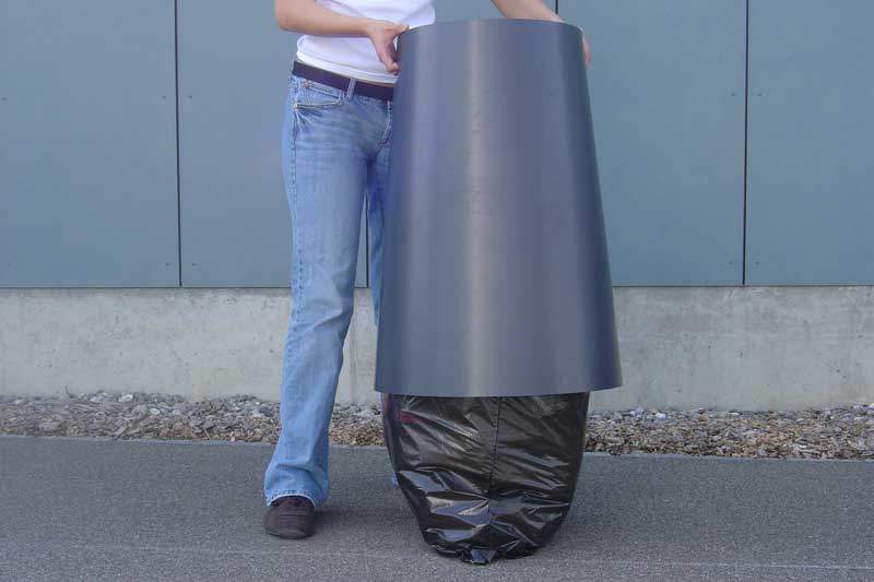 Abfallsack-Halter Herkules für 110-Liter-Säcke platzsparende Aufbewahrung 