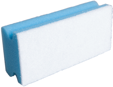Pad-Schwamm Profi mit weissem Pad/Schwamm blau
150x90x50 mm - mit Kehlung