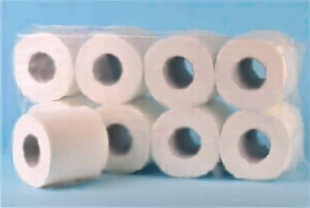 Toilettenpapier neutral 100% Zellstoff 78811
3-lag. weiss, 250 Blatt zu 11 cm (Sack 72 Rol)