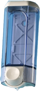 Flüssigseifendispenser 0.8 Liter Fassungsvermögen
Weiss / transparent