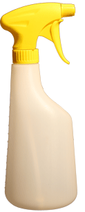 Sprayzerstäuber Azzuro mit Sprühkopf gelb
