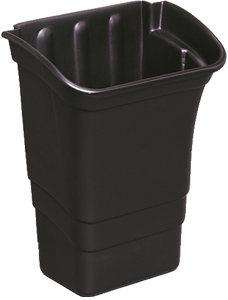 Abfallbehälter schwarz 3353-88
