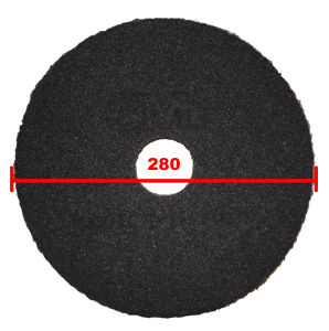 3M Fibre-Pad schwarz 280 mm
