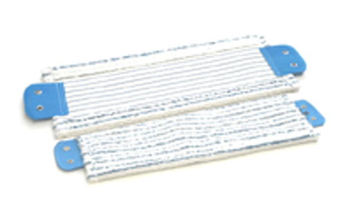 Micro-Mop-Bezug 40 cm weiss/blau PN07013
