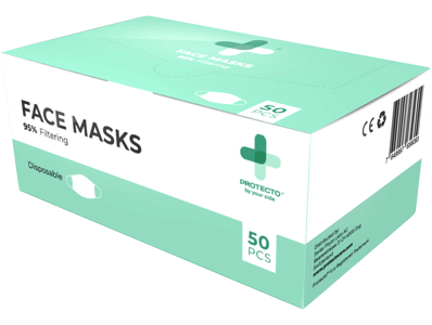 Einweg Gesichtsmaske
Box à 50 Stk